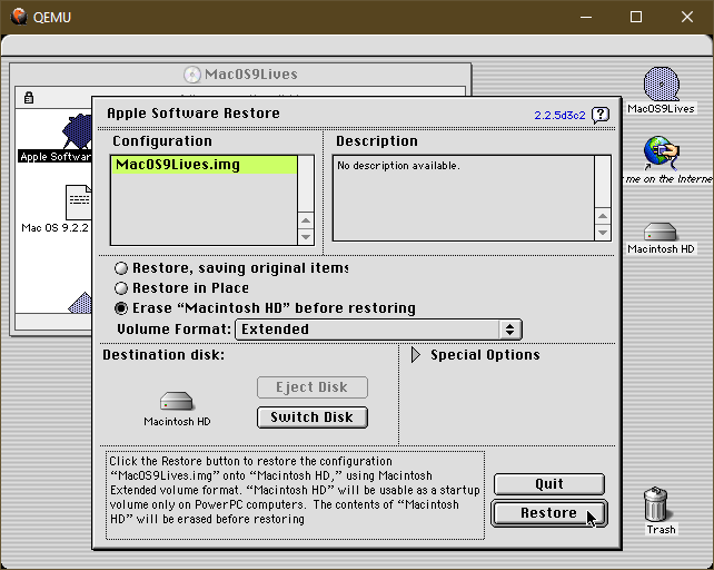 mac os 9 windows emulator
